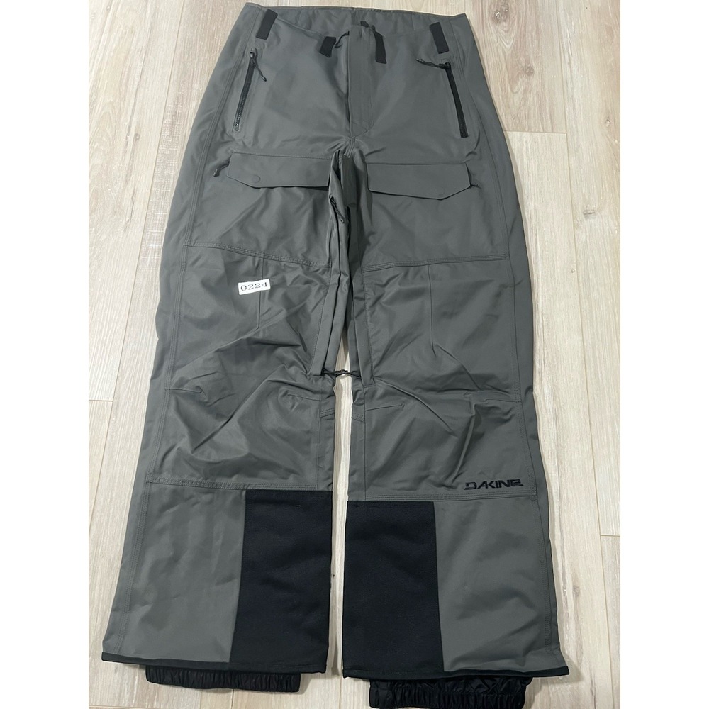 DAKINE Ski Snow Pants Mens Size M Grey RECCO Reach 20K 2L Snowboarding Winter